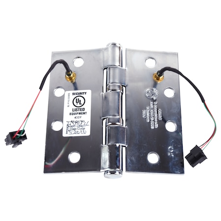 Mckinney Oil Bearing Butt Hinge, 4-1/2" x 4-1/2", US26, QC4, Standard TA2714 4-1/2x4-1/2 26 QC4